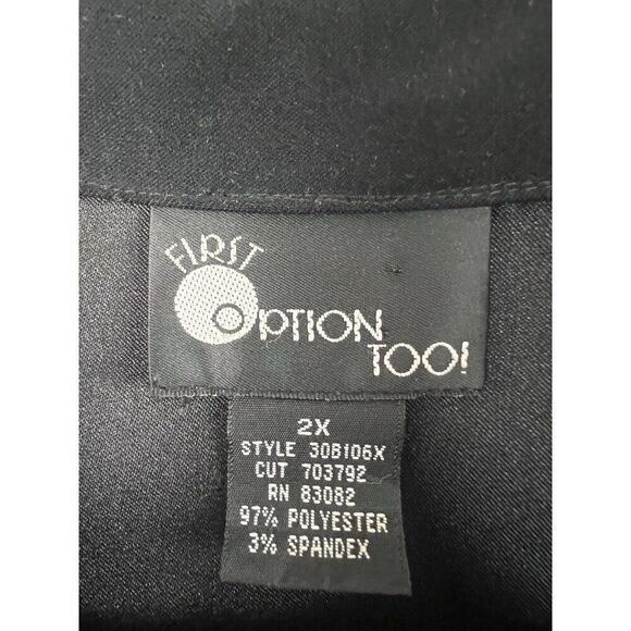 First Option Too Women’s Faux Suede Vintage Western Shirt Jacket Button Front 2X - Picture 4 of 10